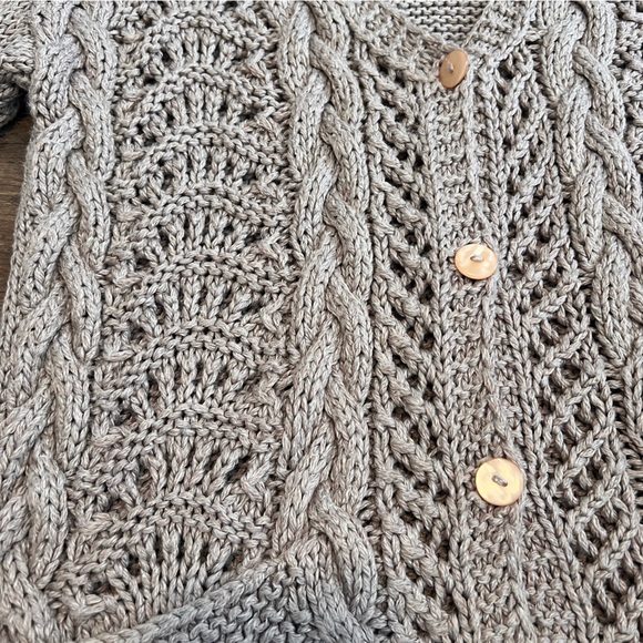 Yarnworks | Button Down Knitted Cardigan Sweater - Picture 4 of 8